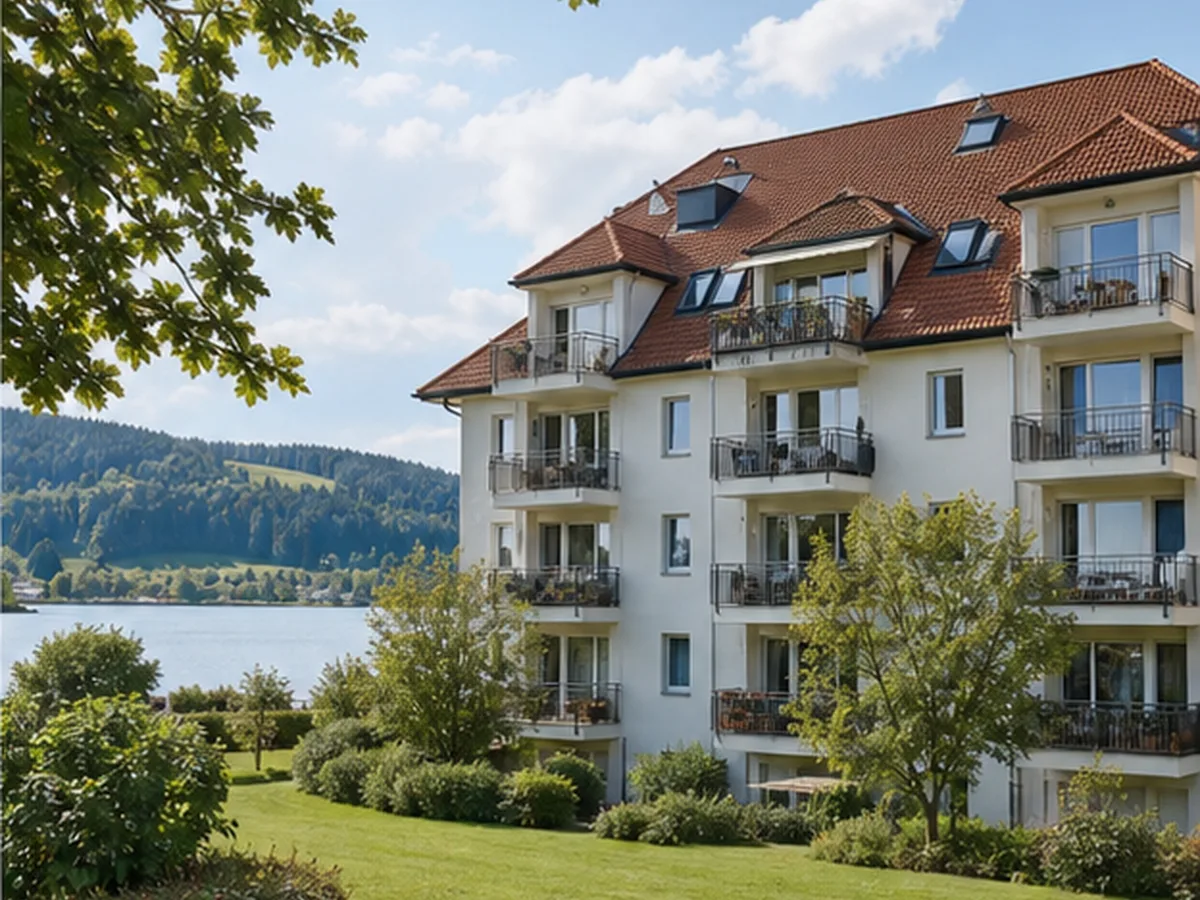 Ferienwohnanlage in einer deutschen Freizeitregion